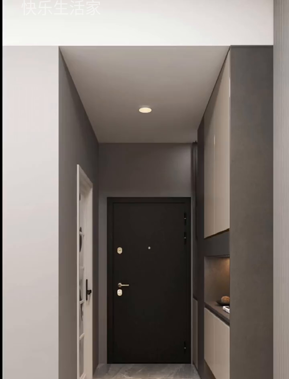 入户玄关吊顶,可以这样装修