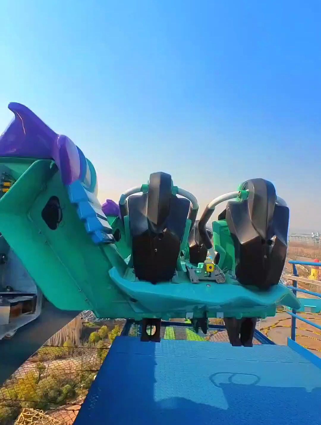 南京欢乐谷掠食者过山车第一视角