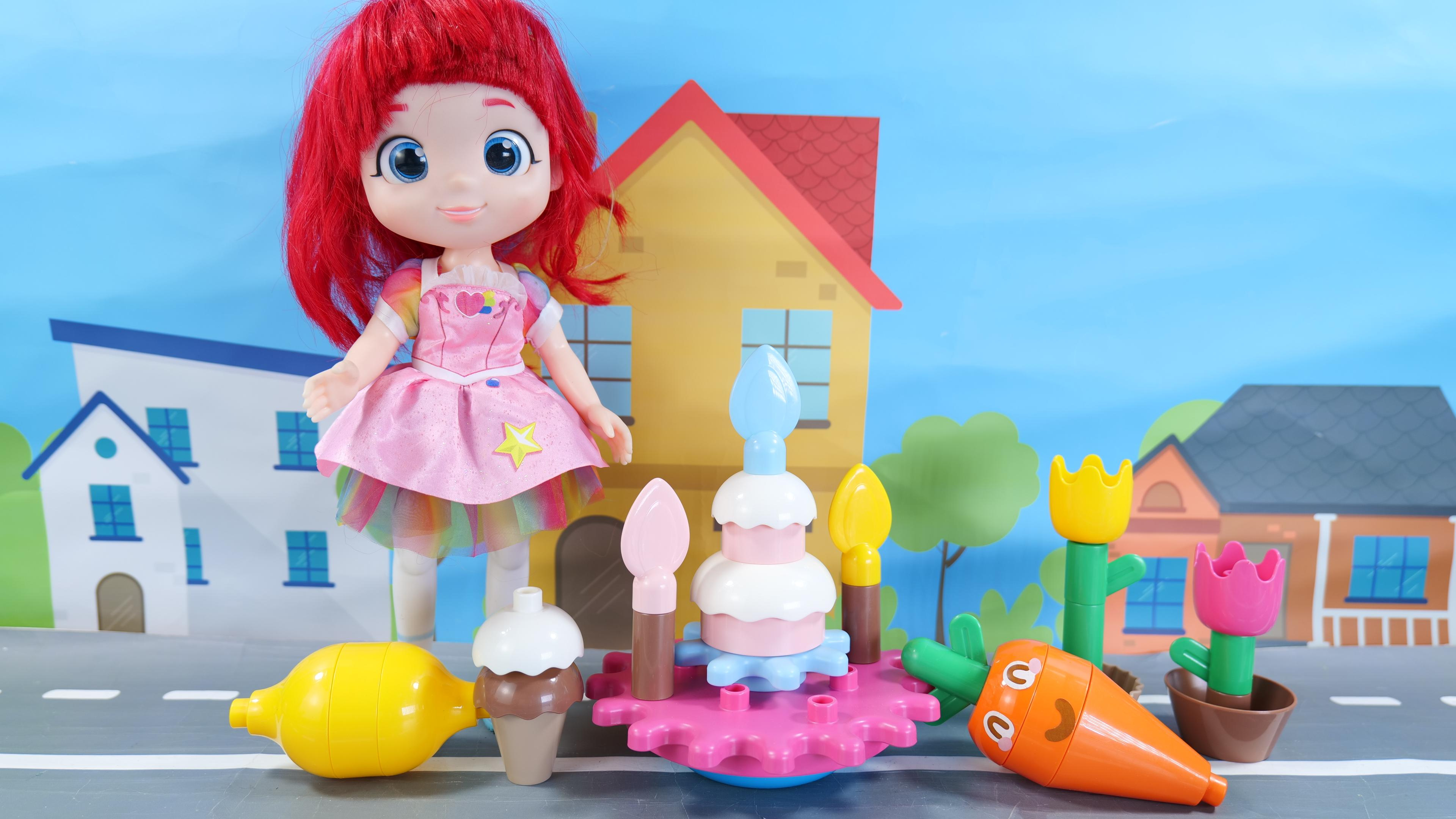 为彩虹宝宝准备生日蛋糕和礼物