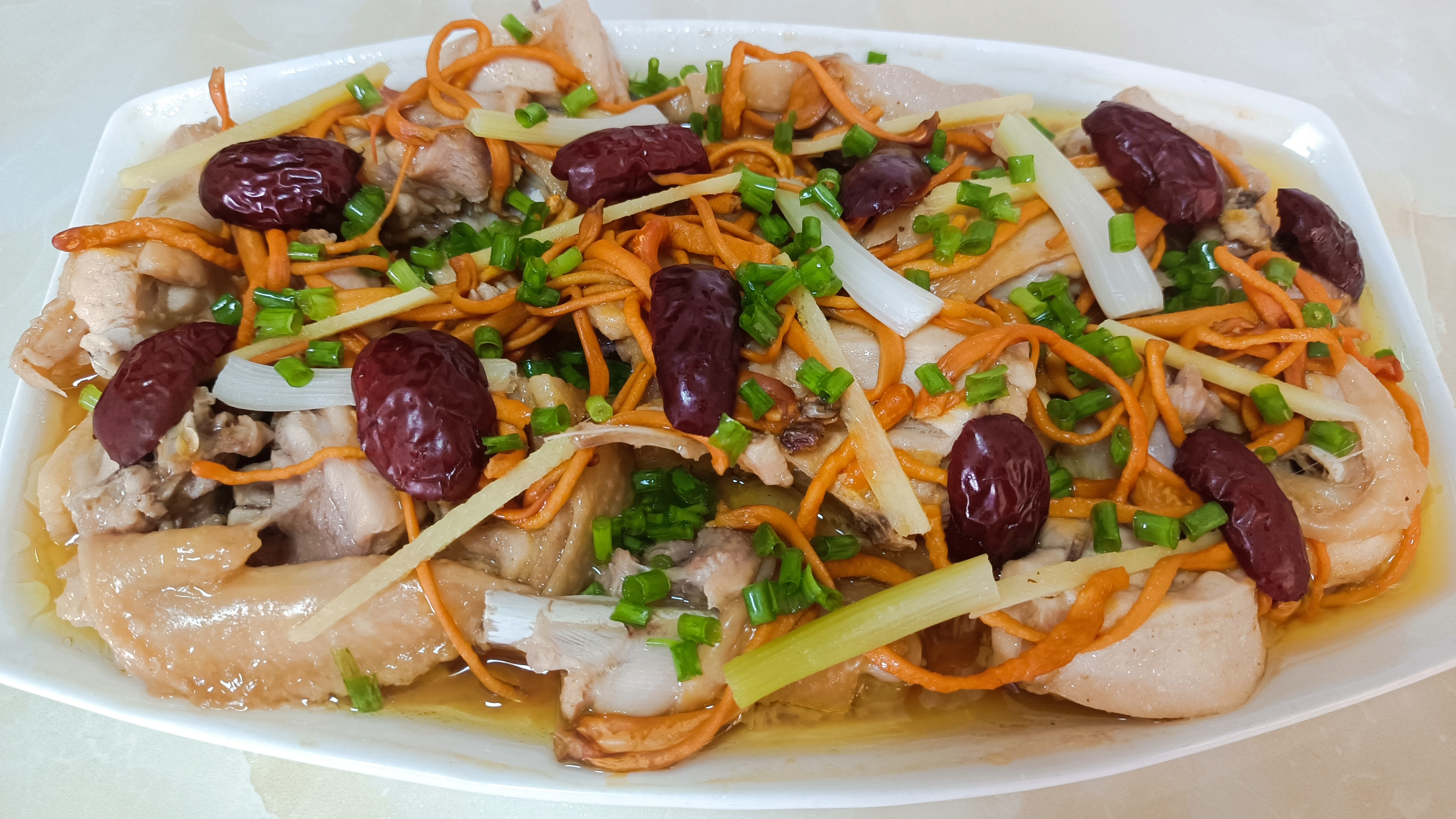 广东有名家常菜,蒸鸡肉,鸡肉嫩滑,营养好吃