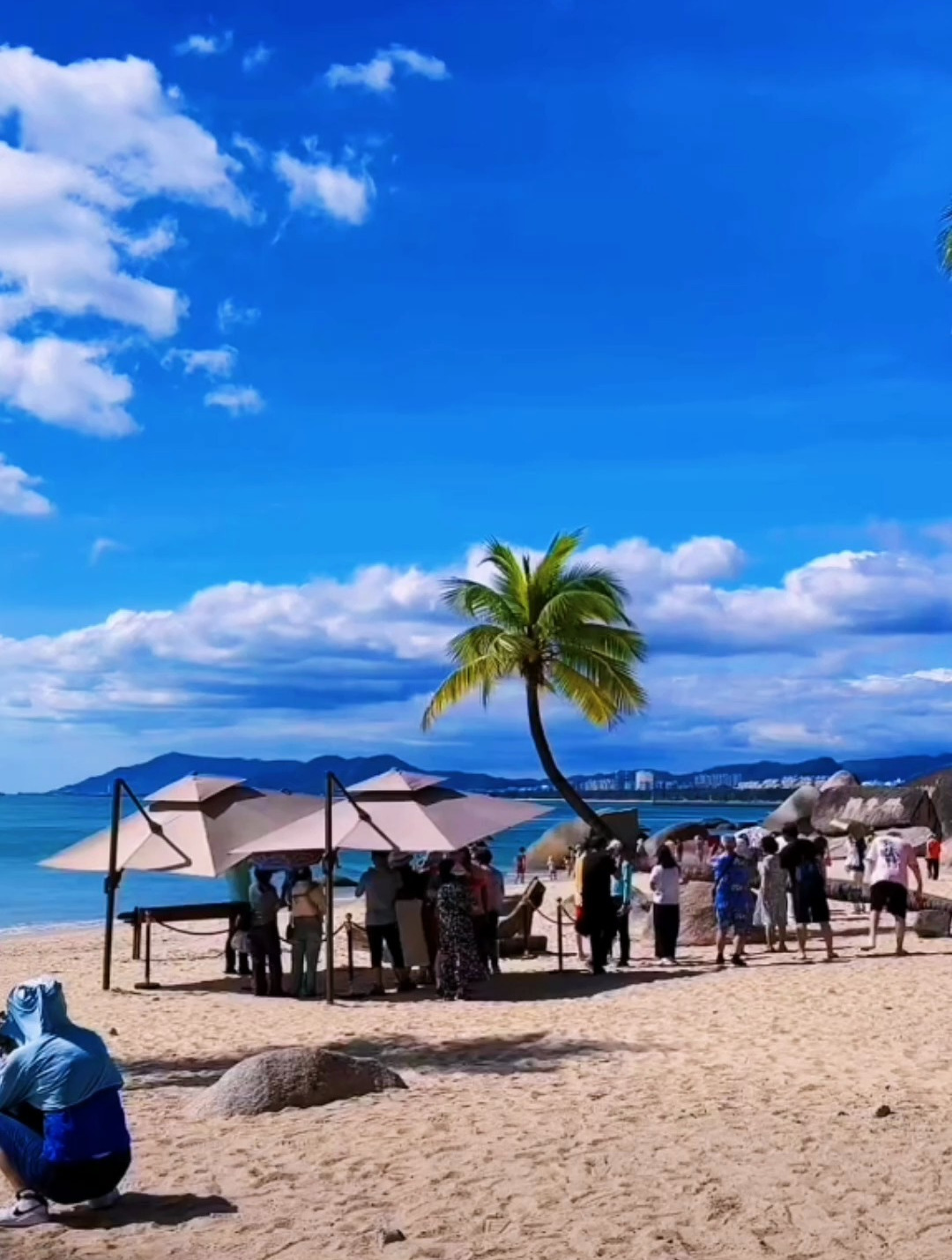 海南三亚,2023年12月6日实拍天涯海角景区