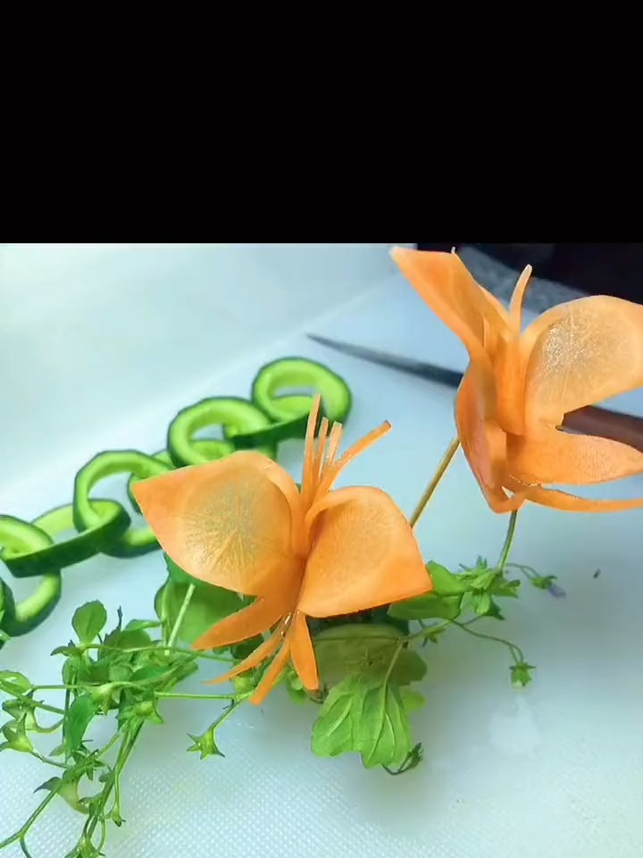 果蔬雕刻,创意摆盘