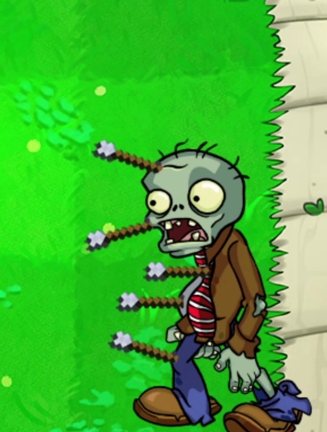 我的世界:当小白遇上植物大战僵尸里的愚蠢僵尸-度小视