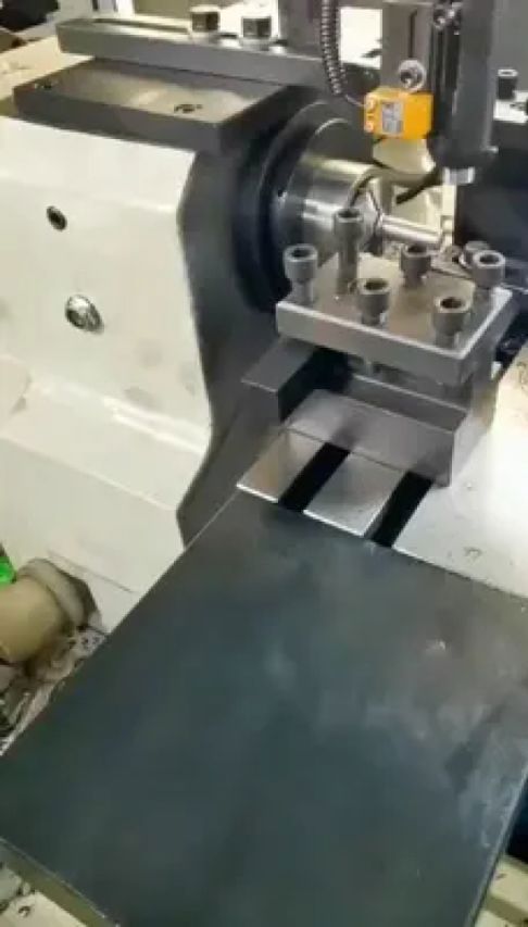 圆棒车外圆,自动化数控车床加工