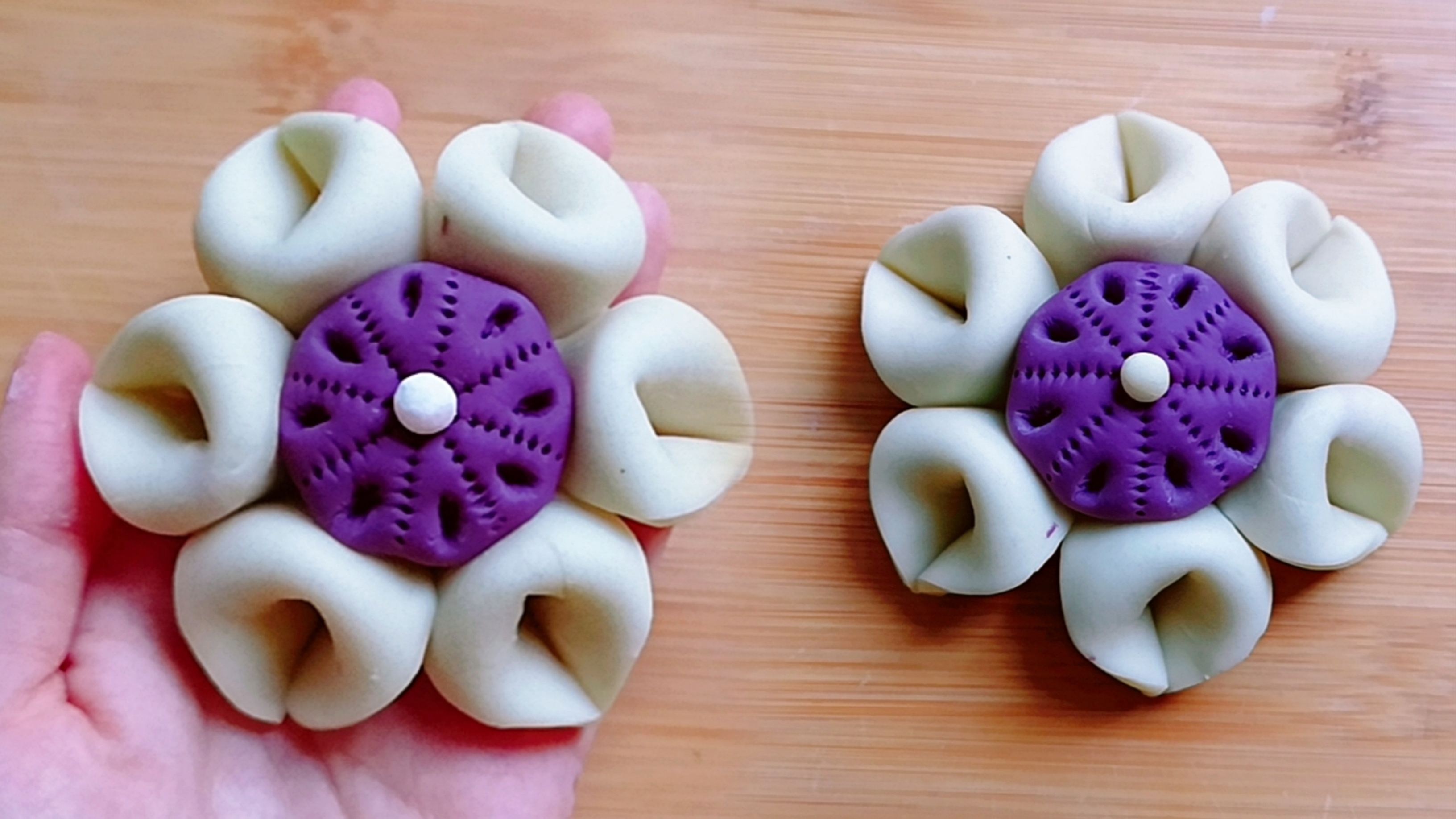 3款简单好看的花样面食,捏一捏夹一夹太美了