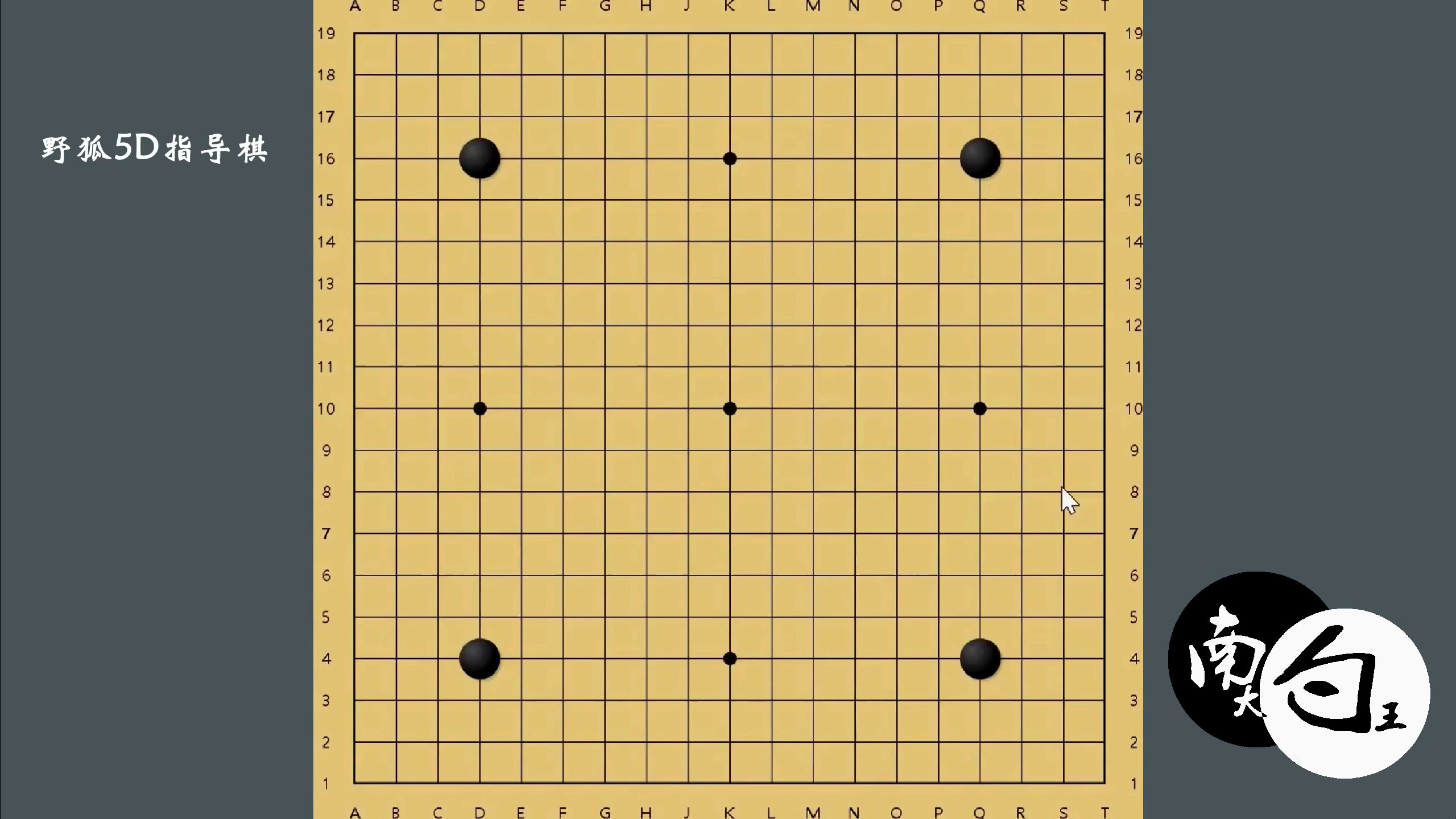 「野狐5段指导棋复盘」小朋友战斗力很强,行棋方向还是要多思考