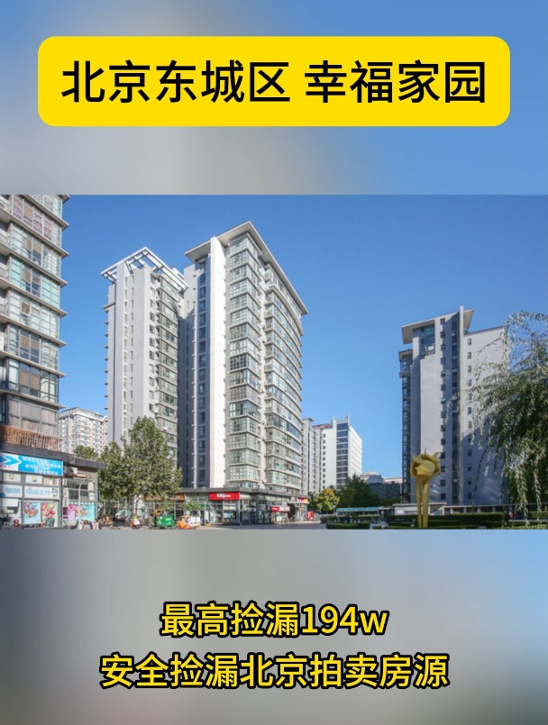 东城区幸福家园捡漏法拍房