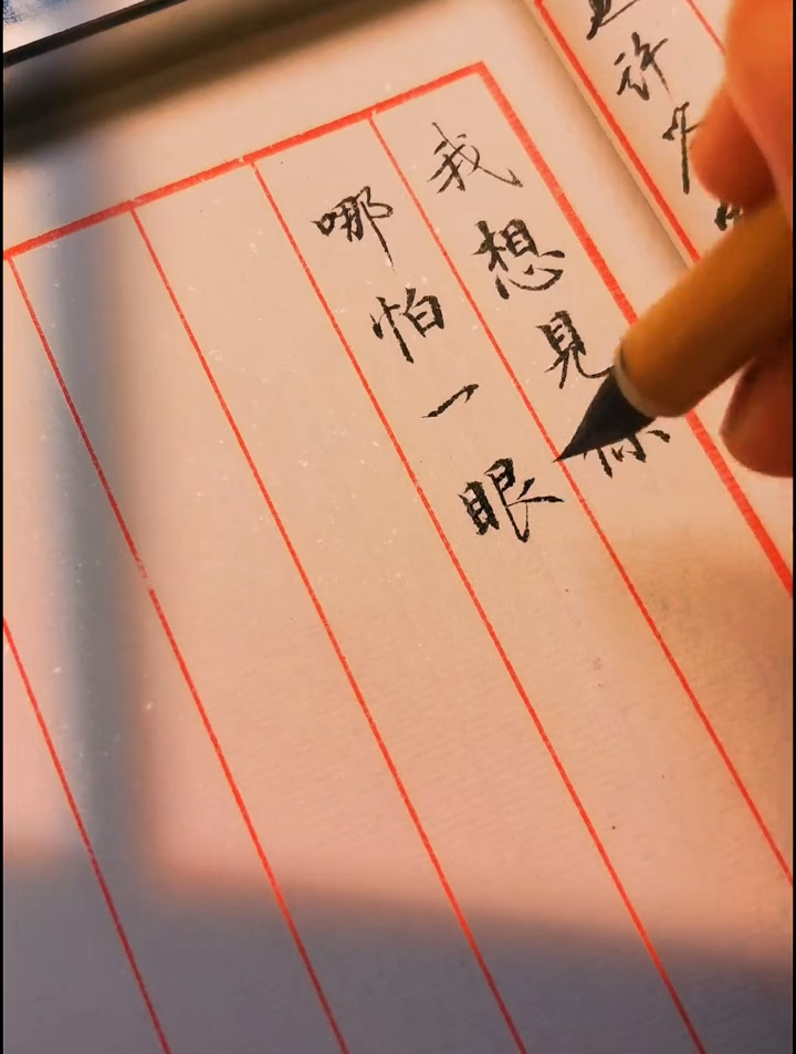 多想再见你,哪怕匆匆一眼就别离