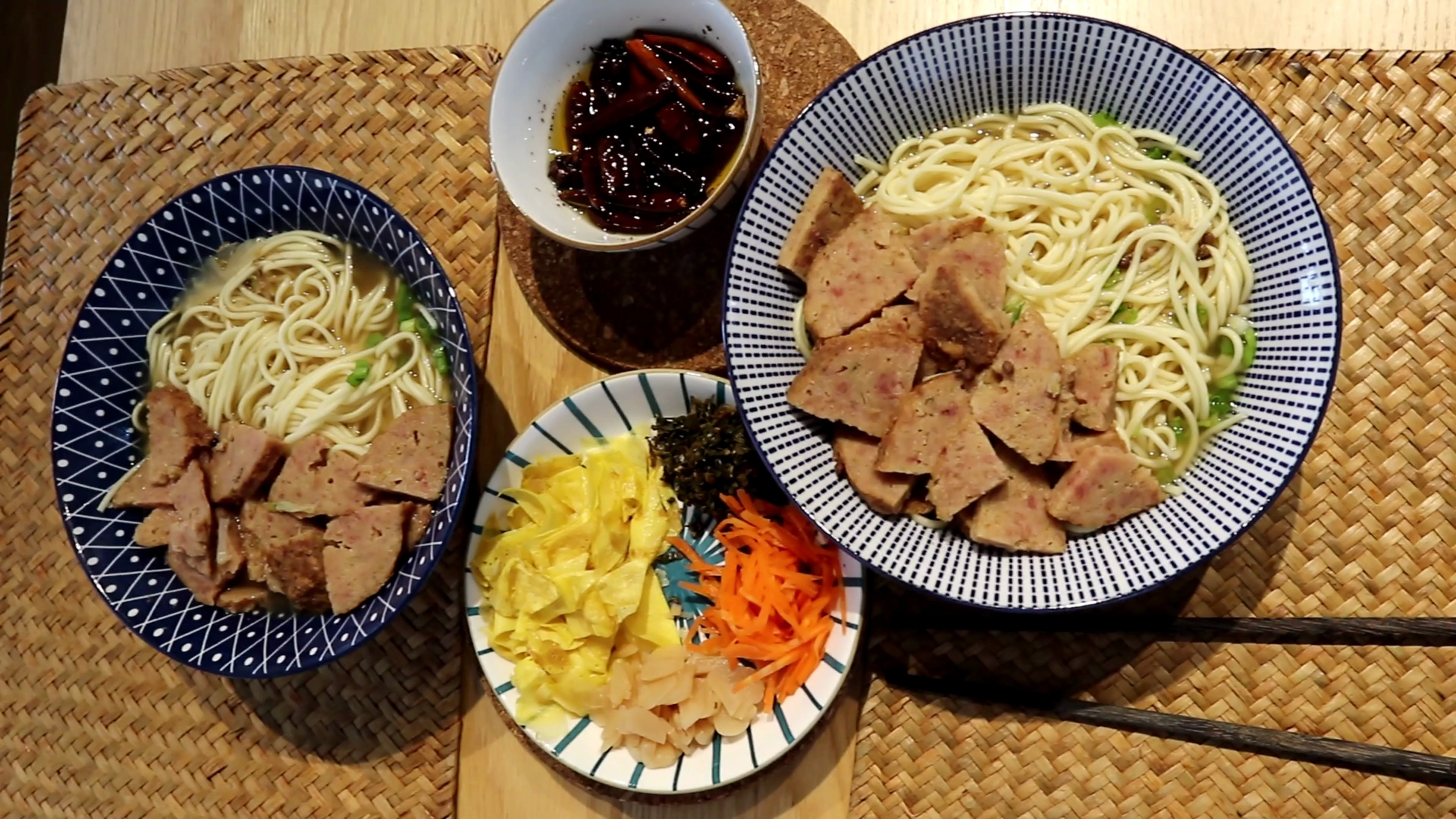 家庭版潍坊名吃鸡鸭和乐,老公却说这不是,说这是肉丸子面条