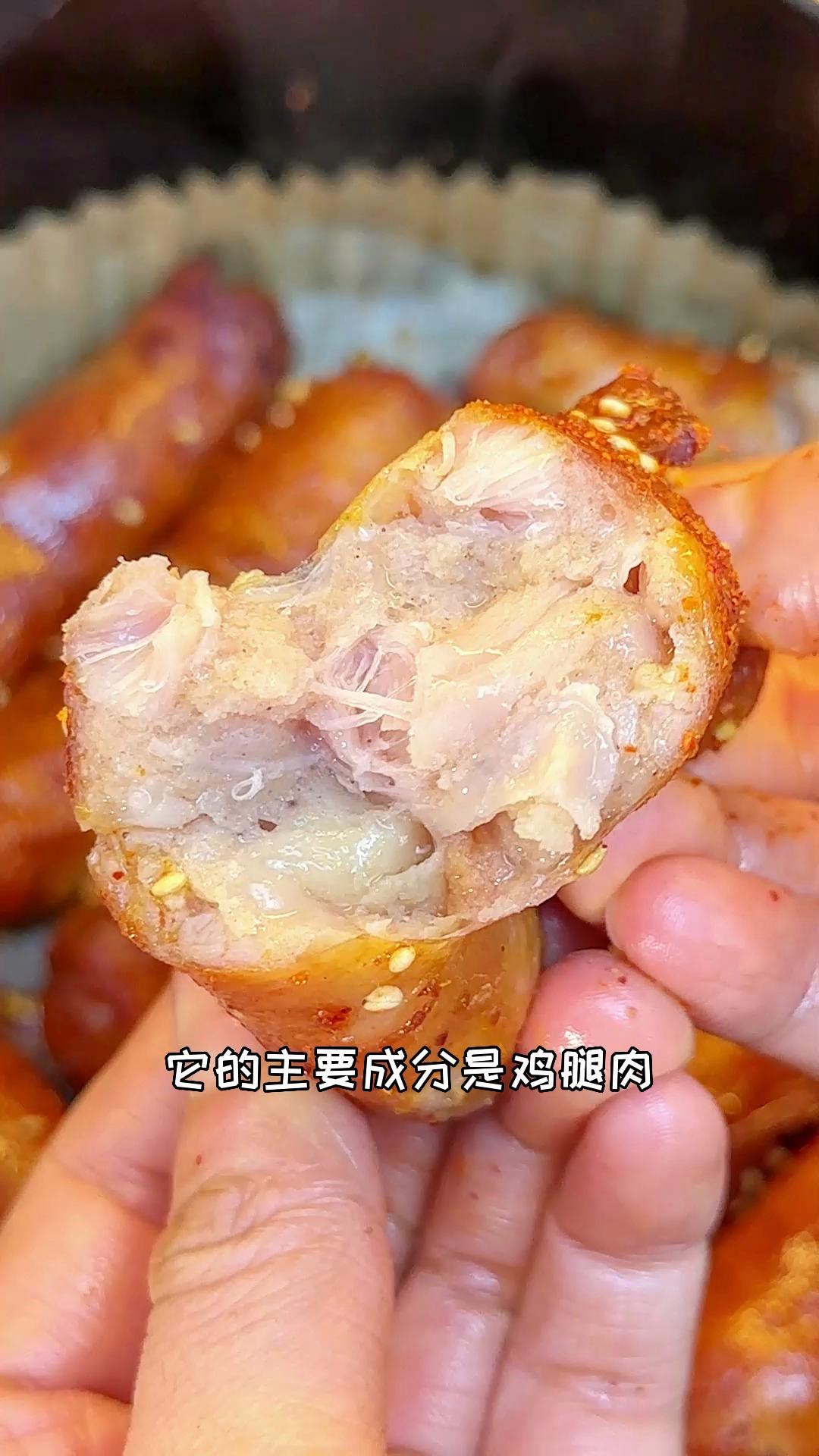 最近很火的爆汁鸡腿卷,外脆里嫩太爱了