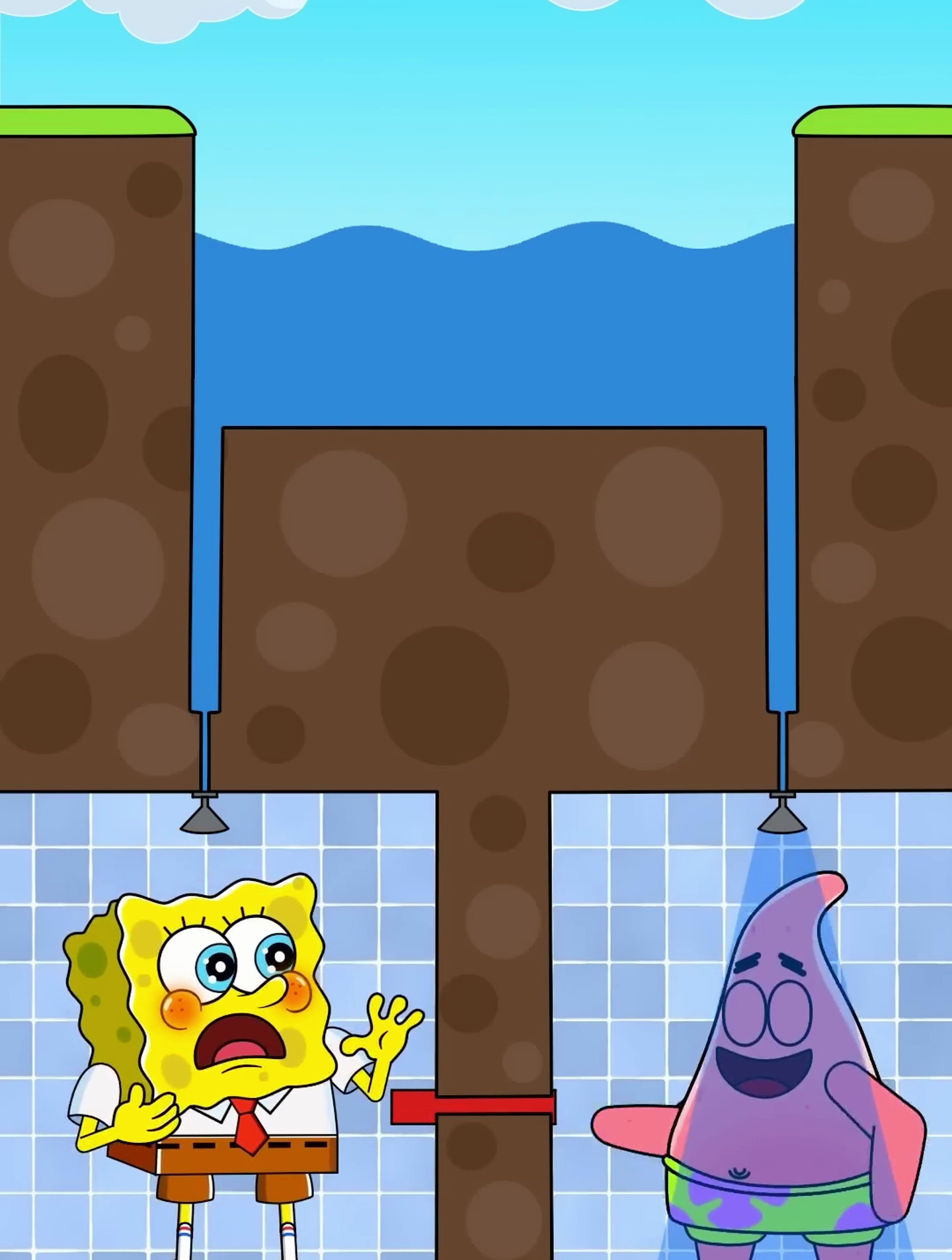 海绵宝宝同人—洗澡风波