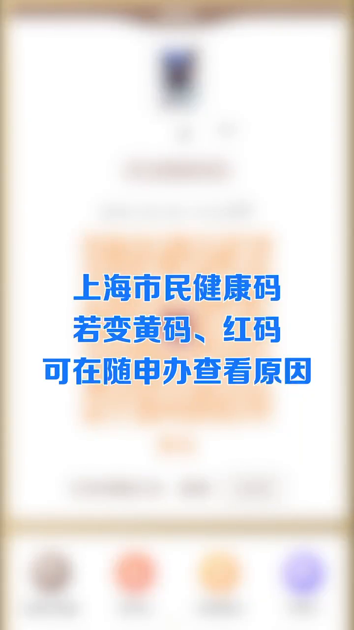 健康码变黄码了,可在随申办或者支付宝随申办小程序查看具体原因-度小