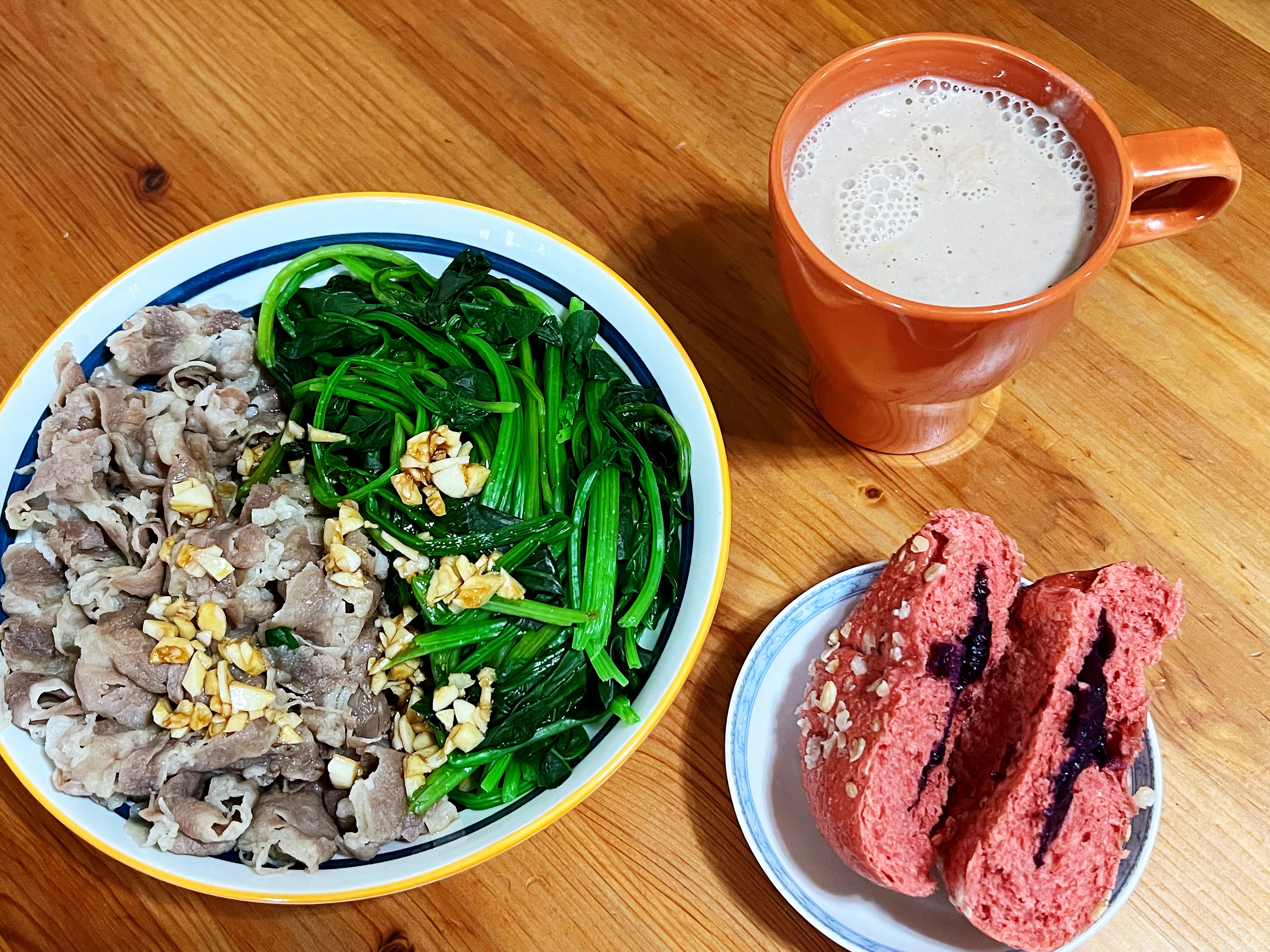 晒晒我的一人食午餐,有荤有素营养健康,一个人吃饭太省心了