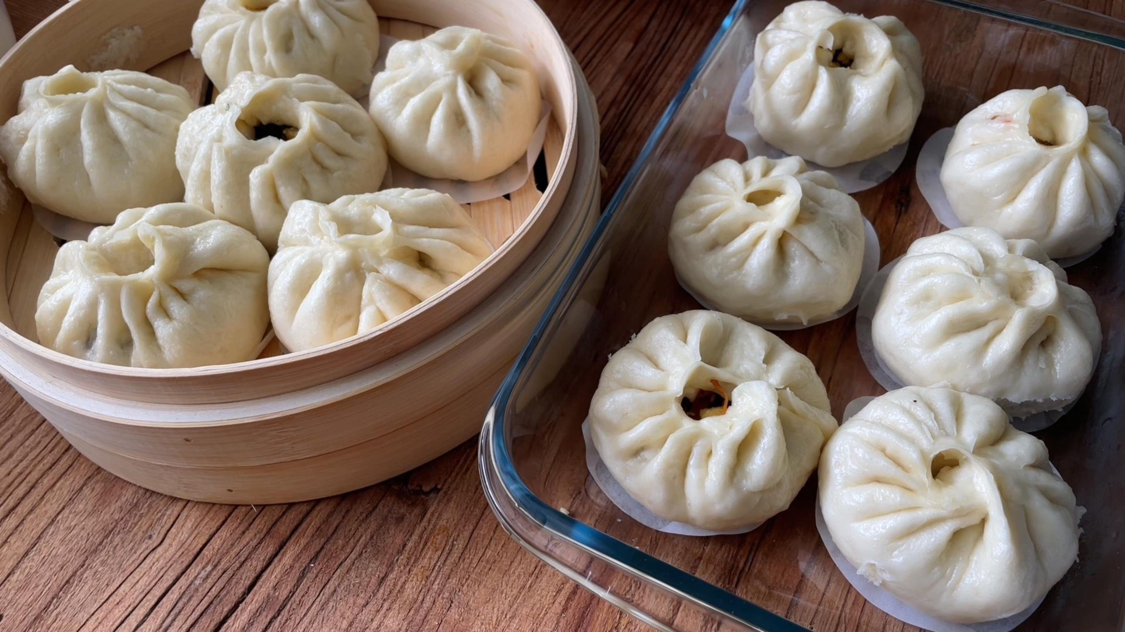 西葫芦(笋瓜)包子,健康营养,好吃不胖