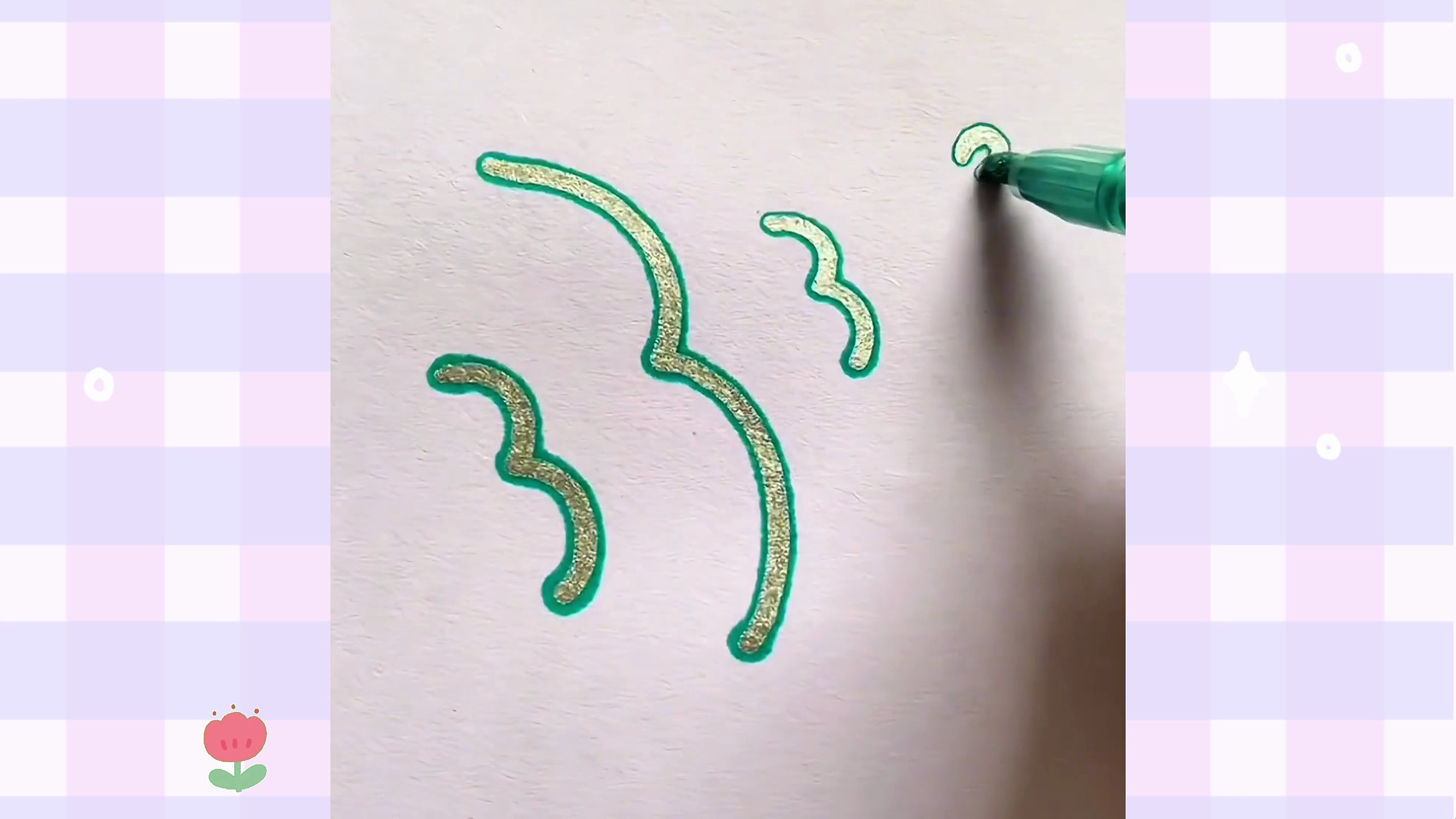 用四个数字画小鱼!咕噜咕噜吐泡泡超好玩