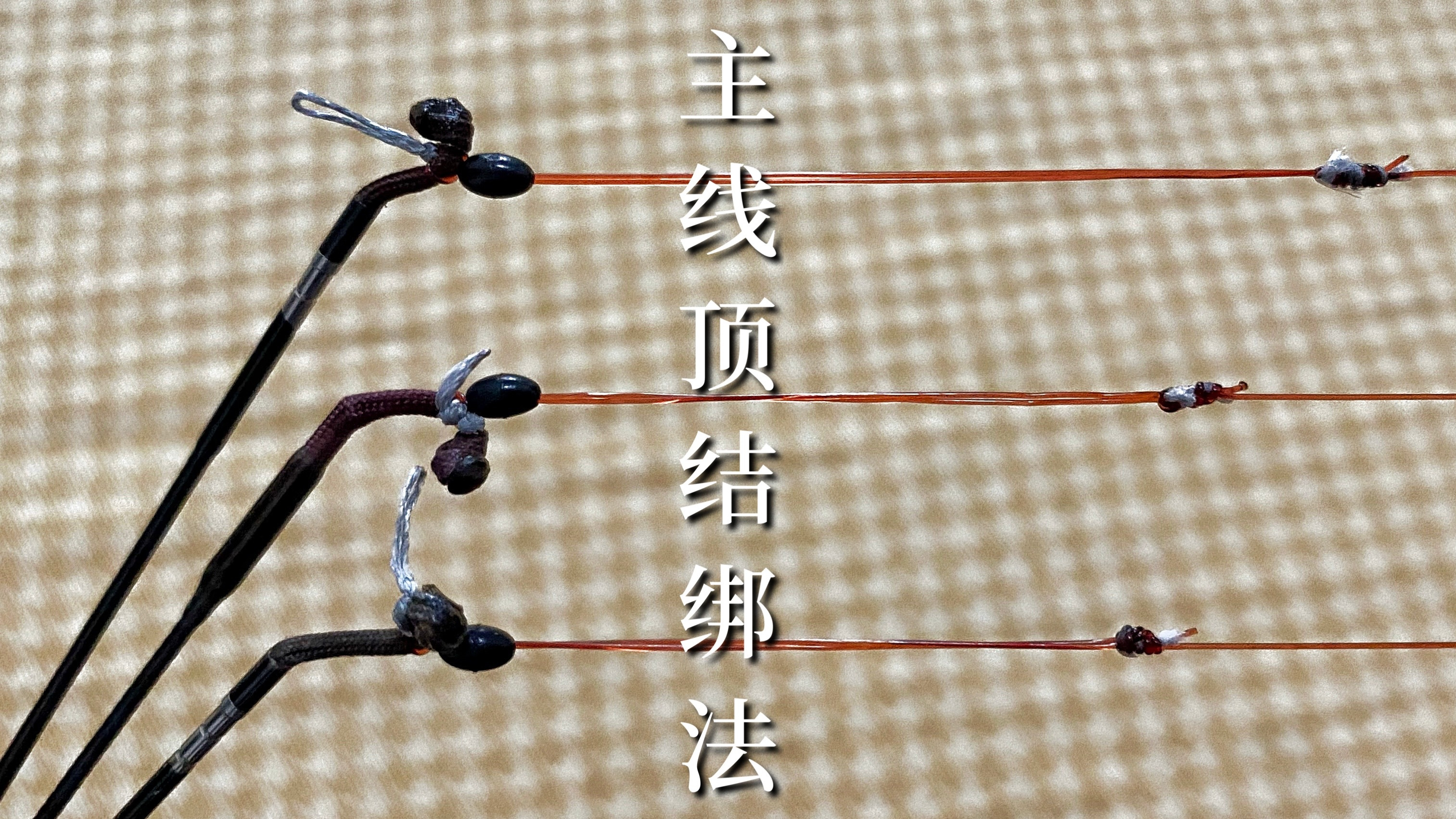 钓鱼大师常用的3种主线顶结绑法！牢固实用不切线，看一遍就学会