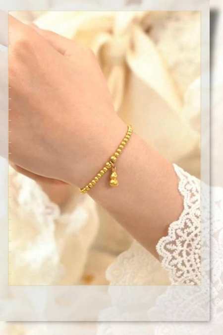 周生生葫芦手链,小葫芦聚福纳福好运伴随-度小视