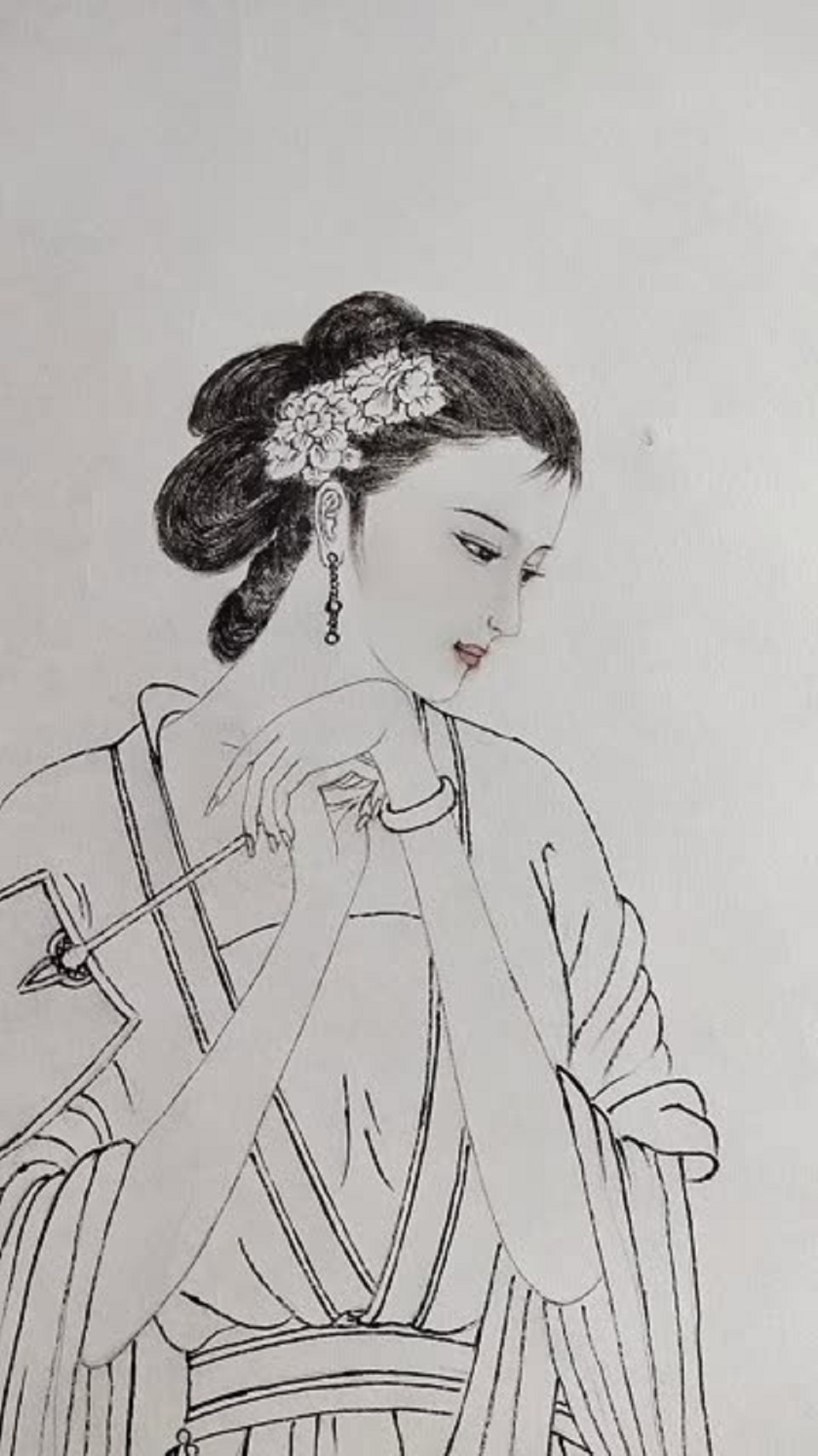 仕女图人物画纯手绘工笔画