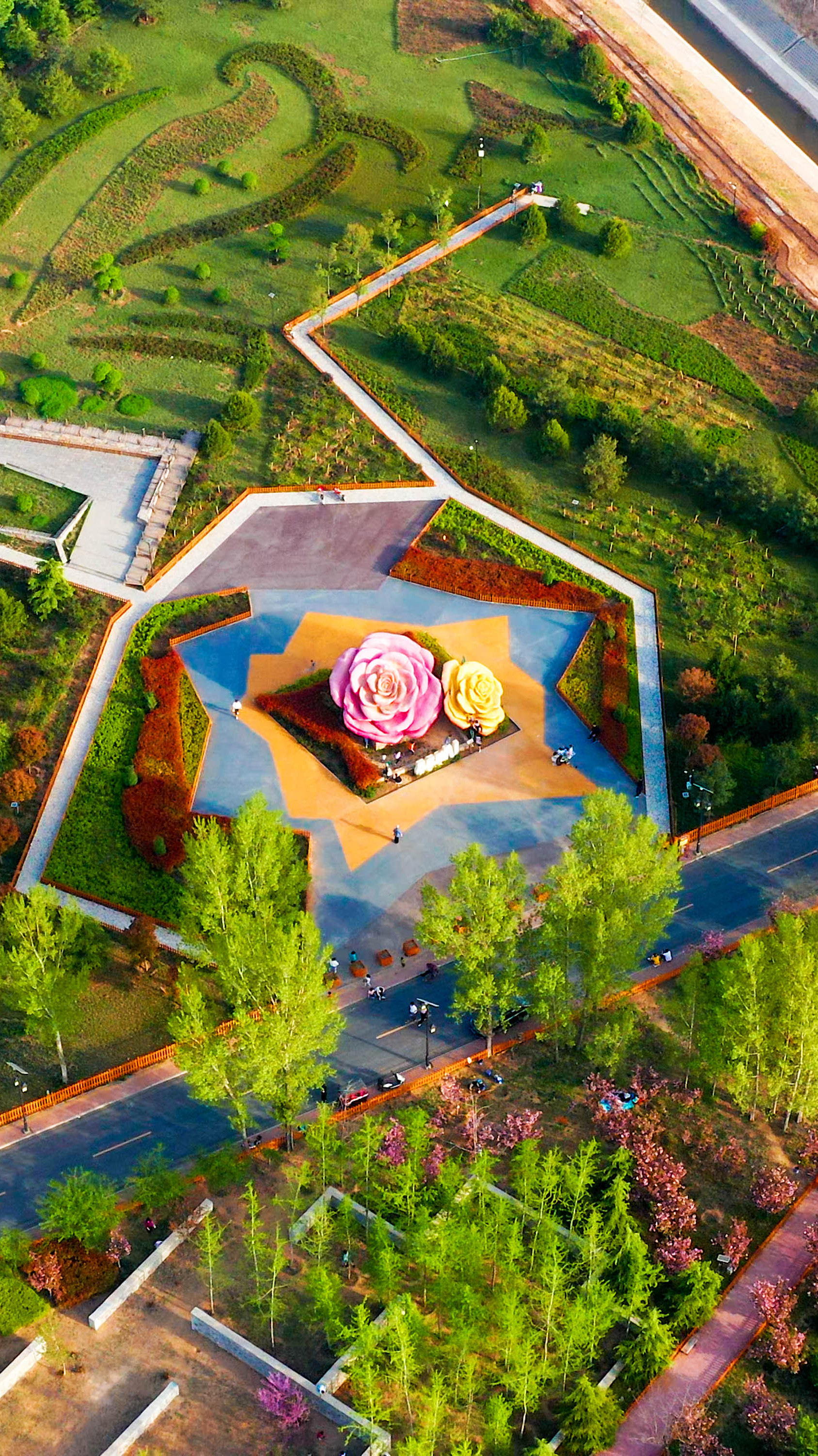 滑县森林公园25000亩,有樱花园等四大园区,眼下正值樱花盛花期-度小视