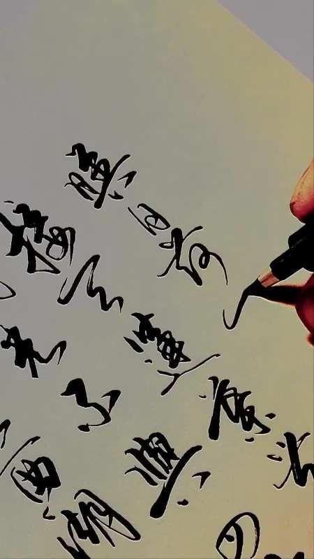 秀丽笔行书随笔,望书友们批评指正邵辉行楷教学