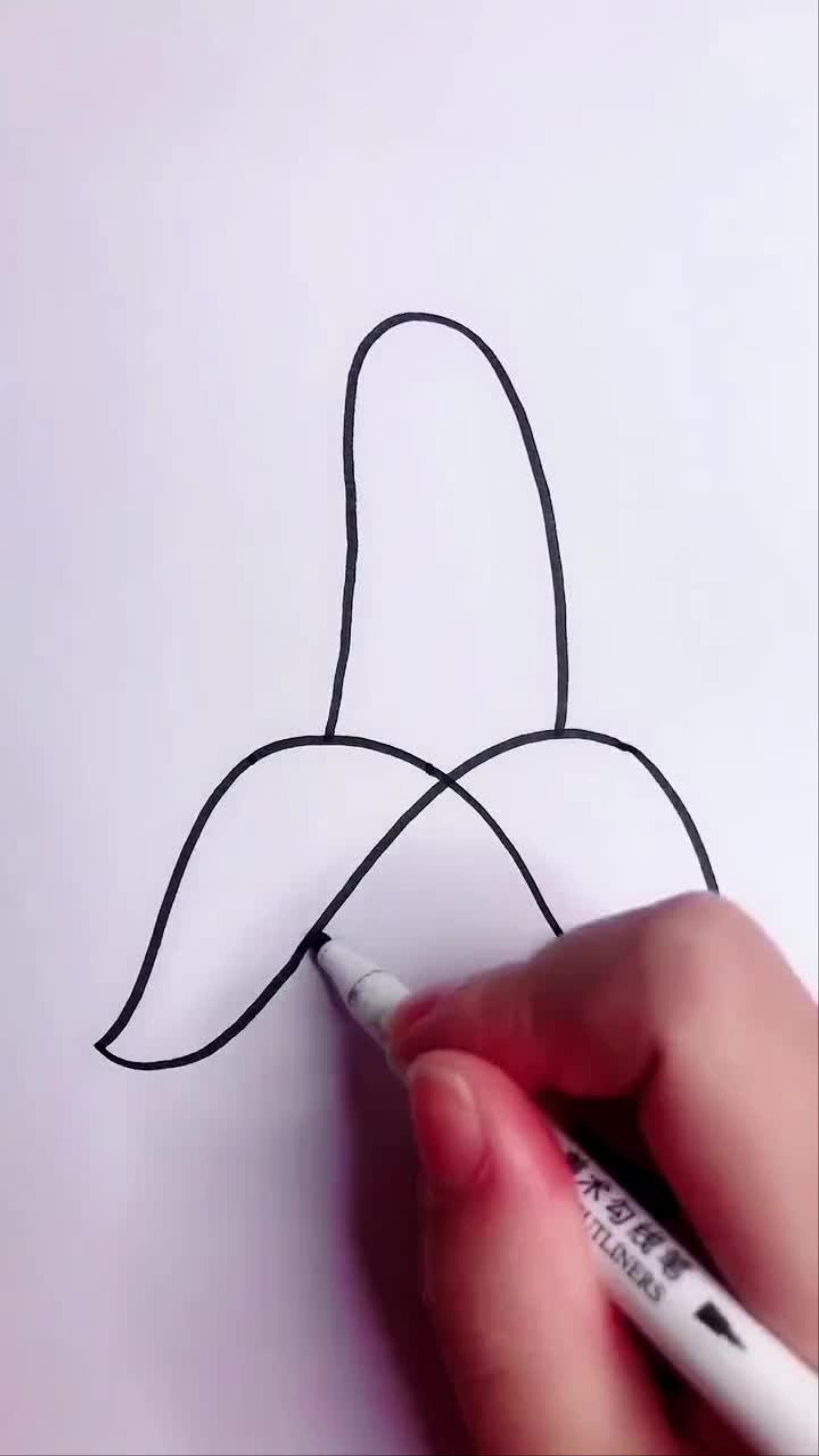 画香蕉,你肯定会简笔画可爱简笔画画画