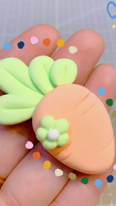 超轻粘土胡萝卜教程来啦