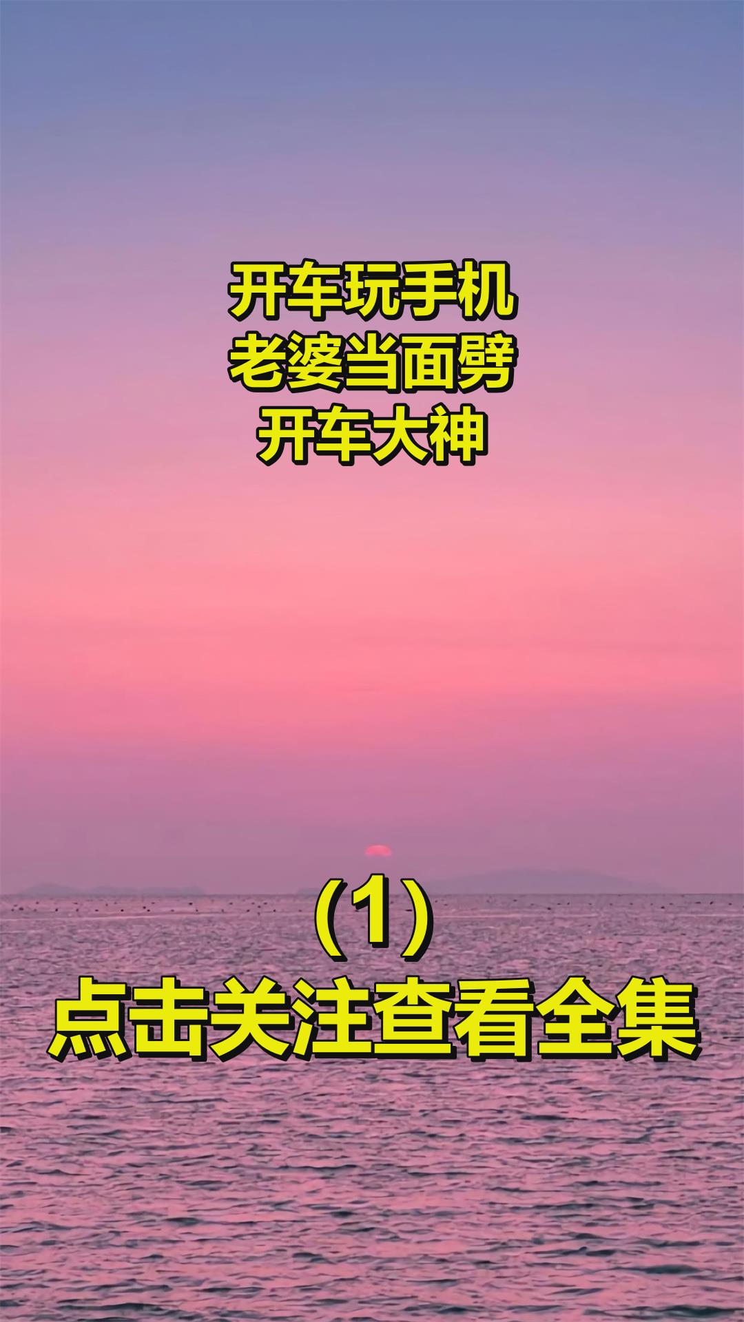 开车玩手机,老婆当面劈!开车大神1