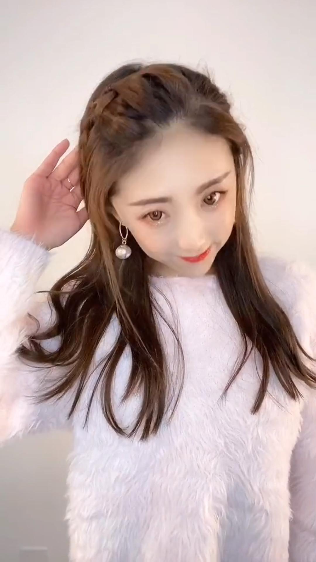 超级好看的简单披肩发