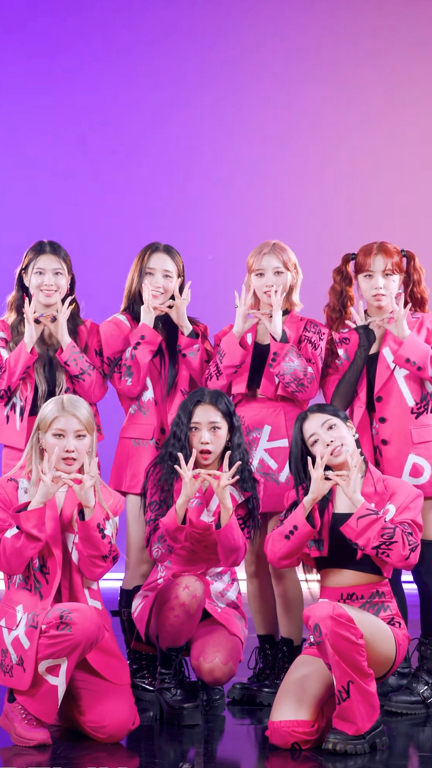 purple kiss韩国女团饭拍秀nerdy舞蹈接力直拍-度小视