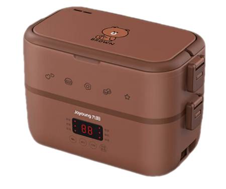 实拍九阳电热饭盒效果很不错热饭热菜都可以热透