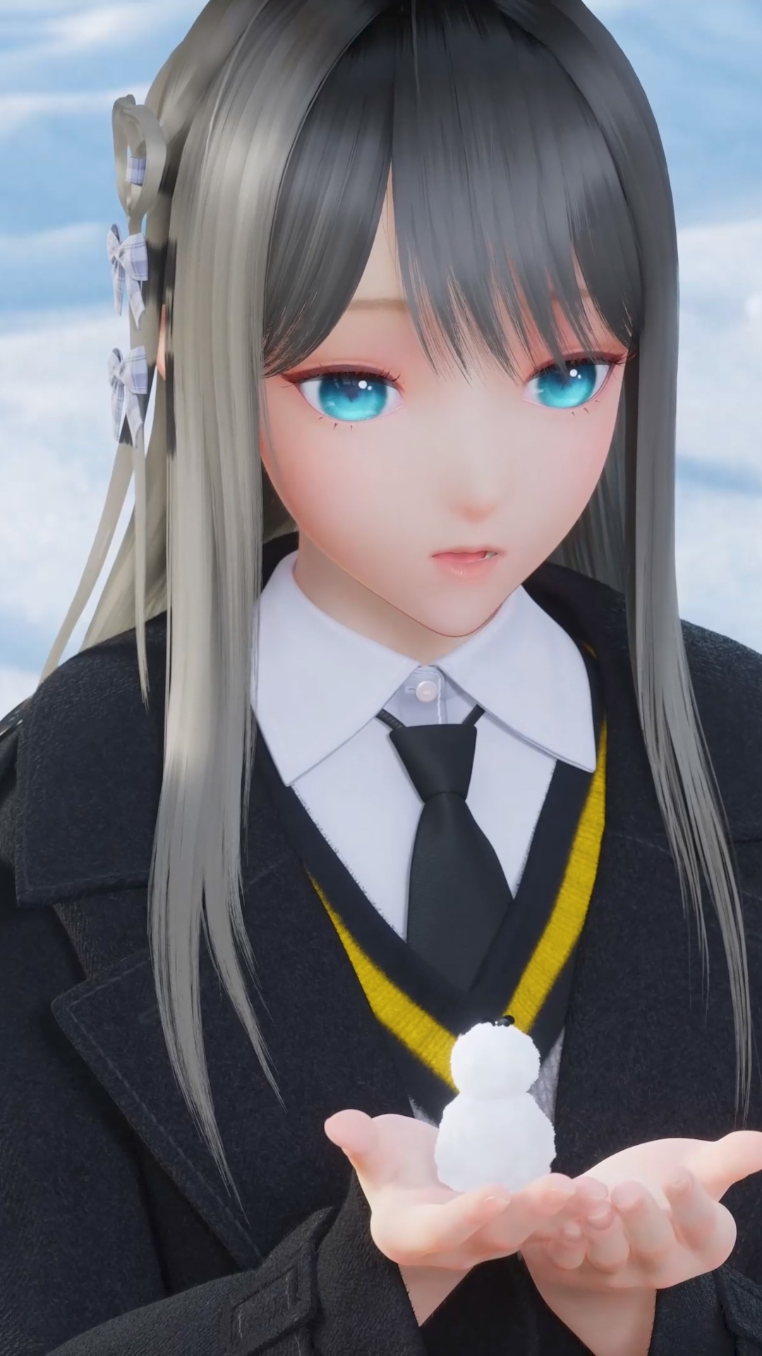 「yoyo鹿鸣」你要和鹿鸣老婆堆雪人吗!