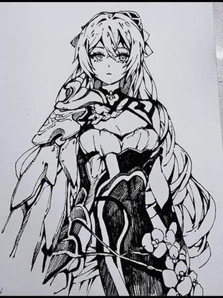 今天来画崩坏3的布洛妮娅和次生银翼