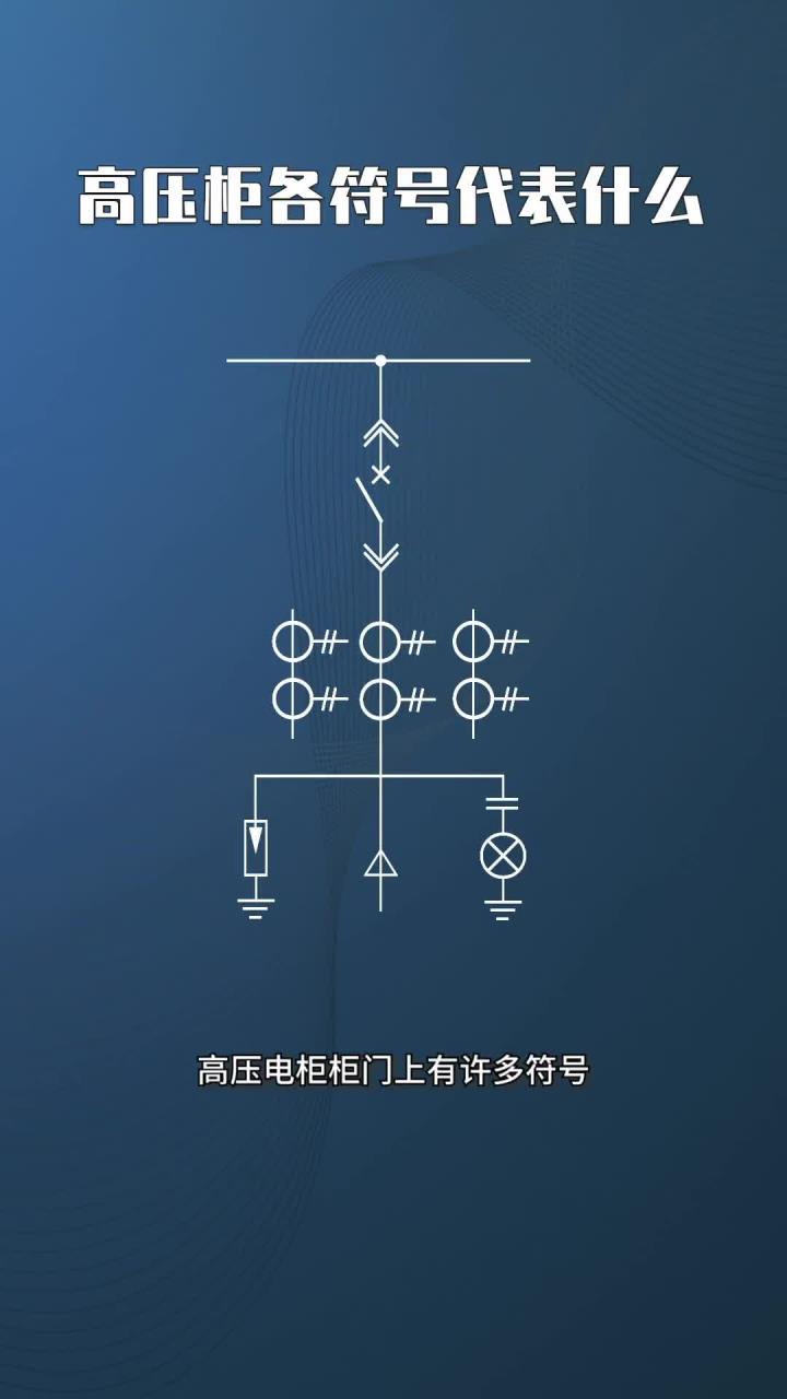 高压柜上的符号大全图片