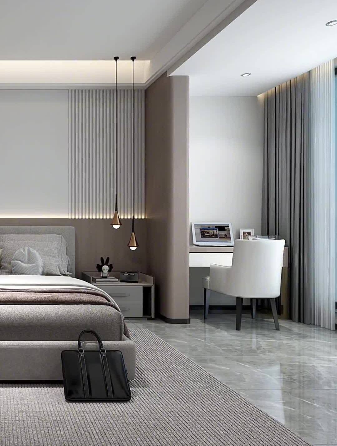 全屋通铺瓷砖系列卧室案例,你喜欢吗?-度小视