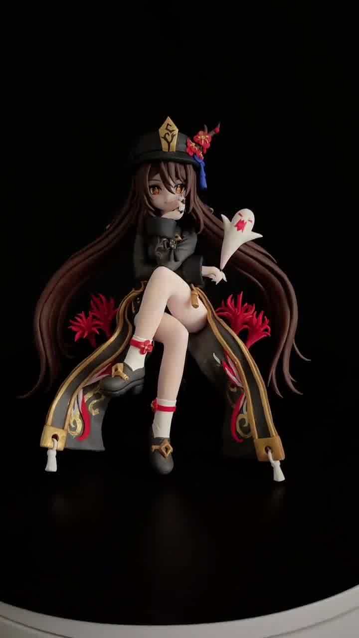 原神胡桃这手办也太俏皮了吧