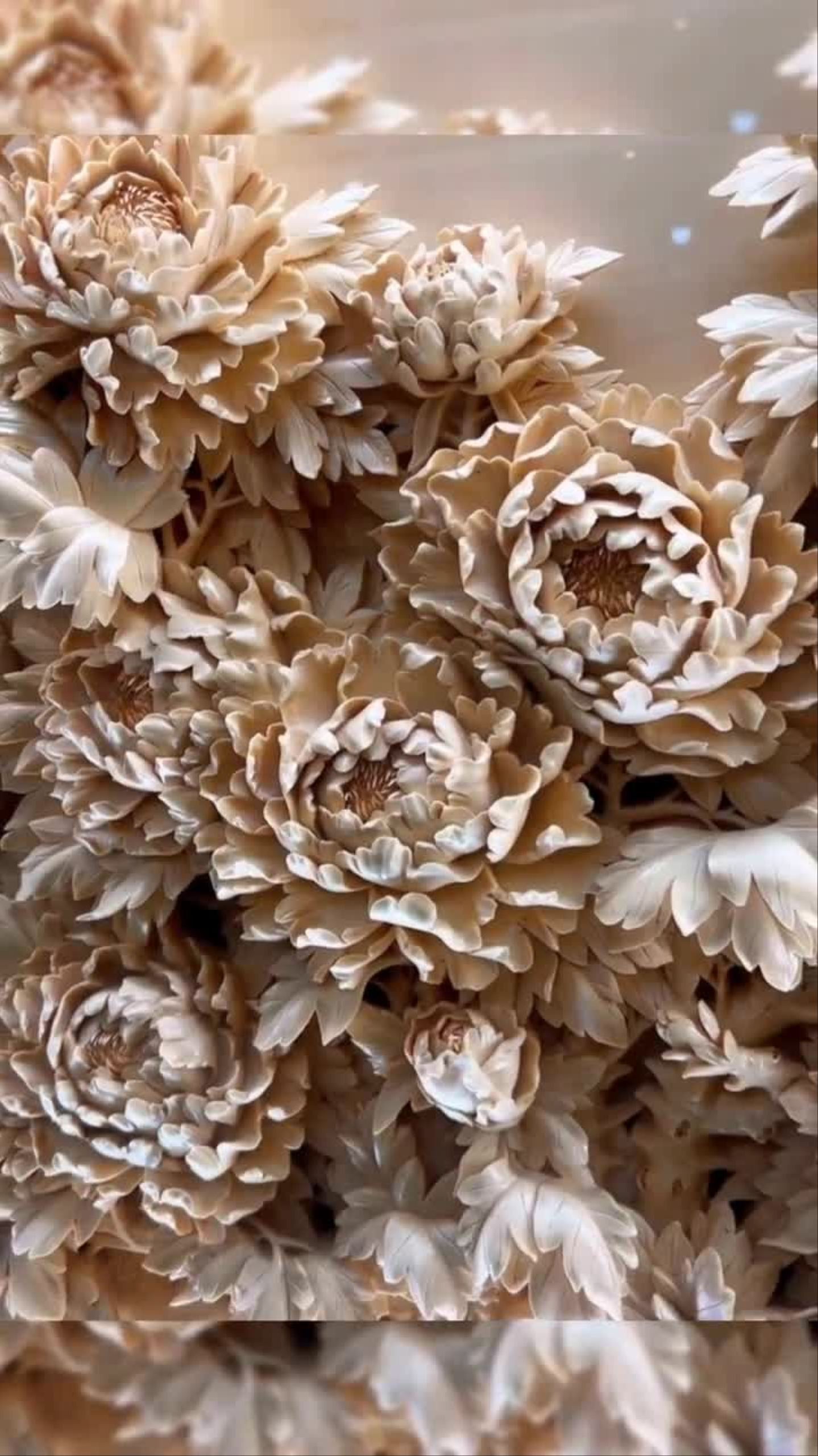 手艺人的软木雕花