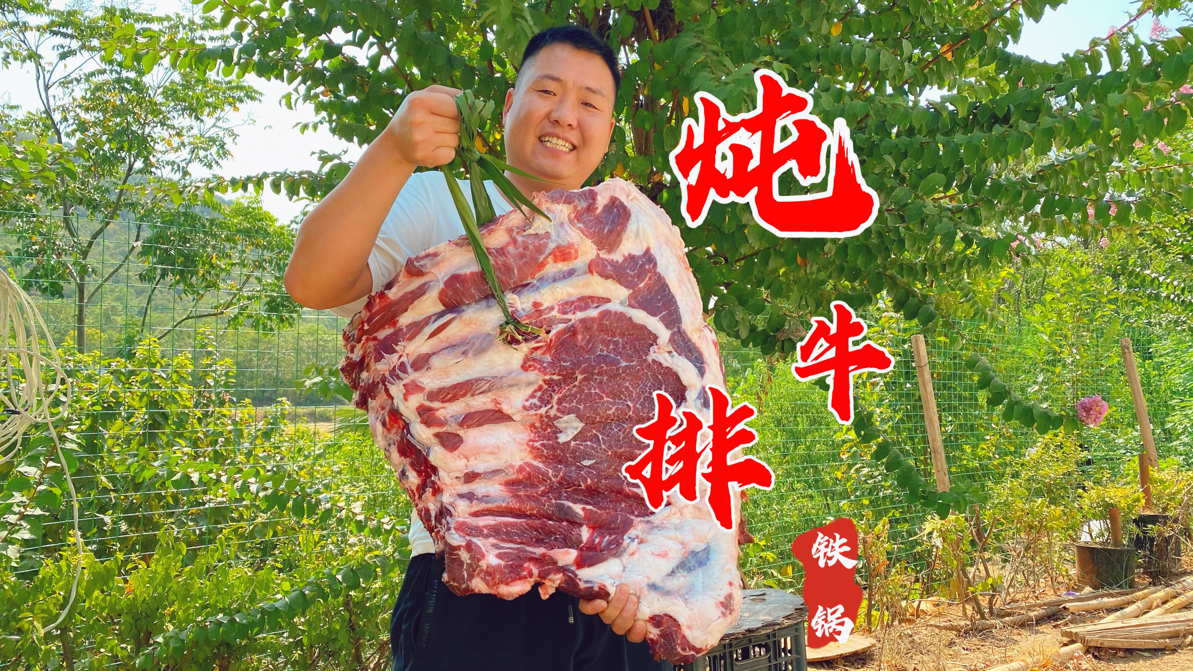 680买一整块牛排骨,出锅直接手抓起啃 ,这菜下酒真是爽