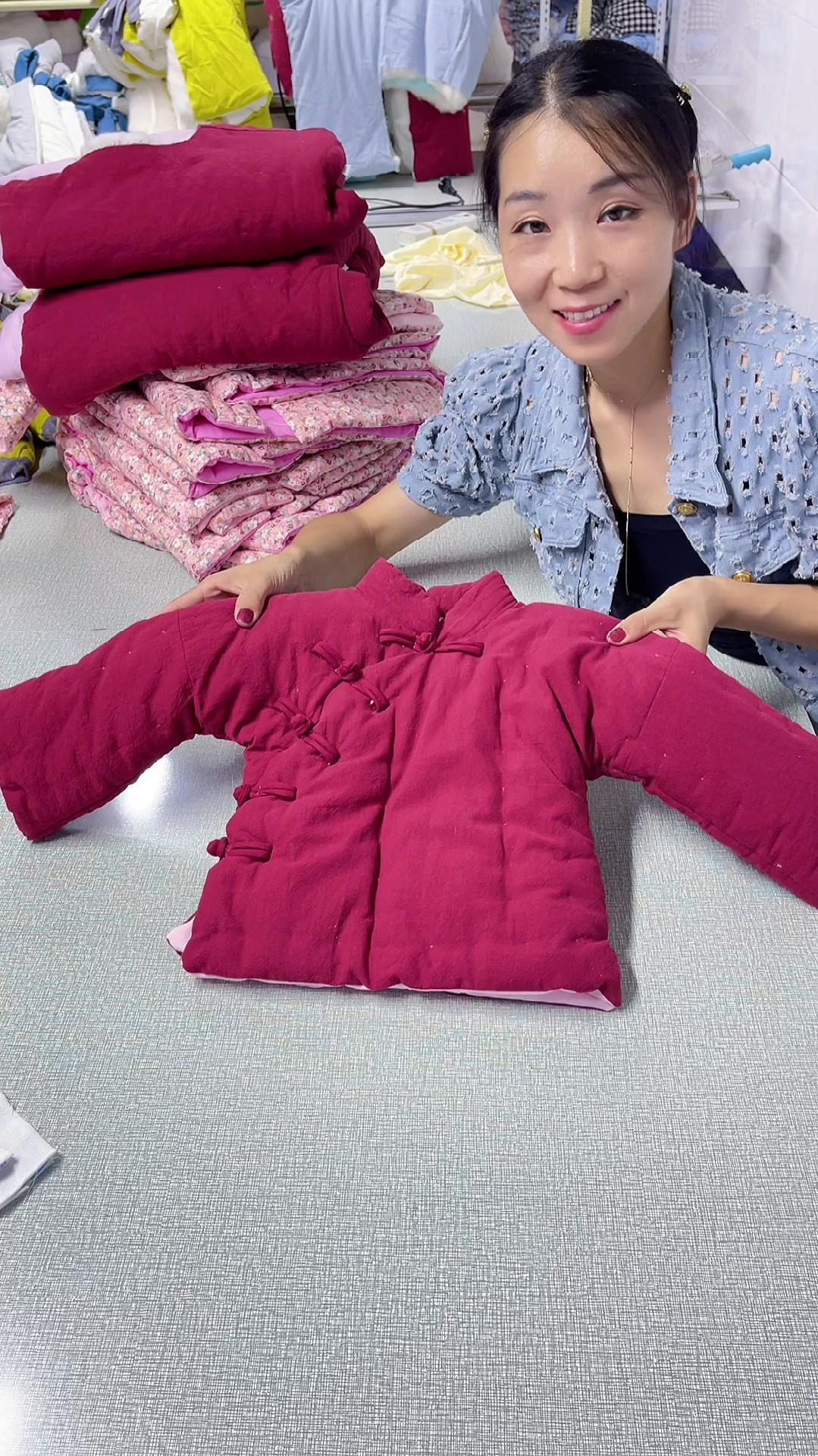 手工做棉袄的缝制过程图片