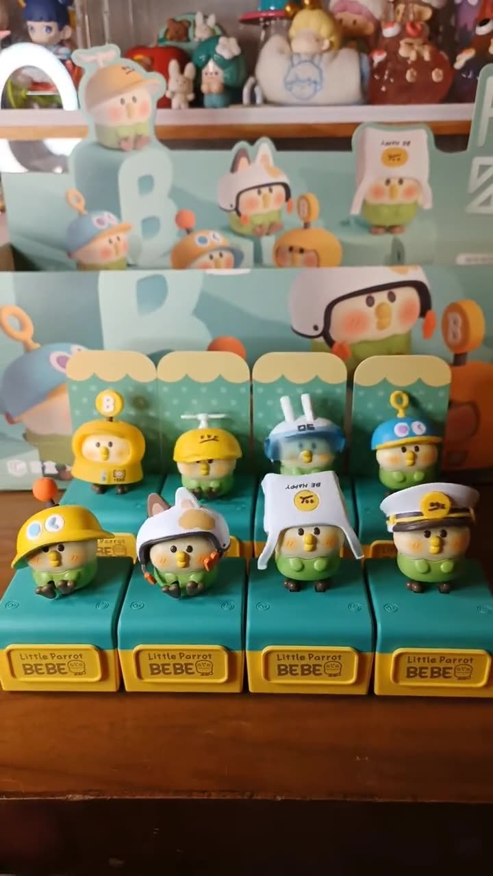 bebe小鹦鹉,唱跳俱佳的一款超治愈盲盒