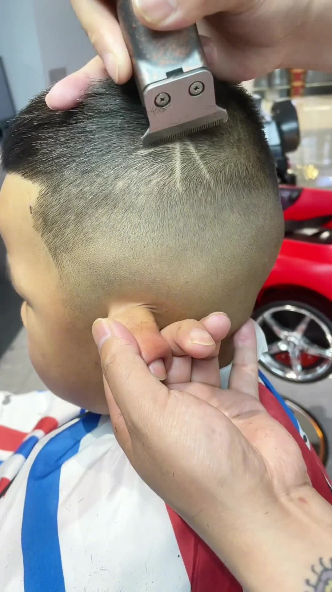 儿童发型雕刻之短发