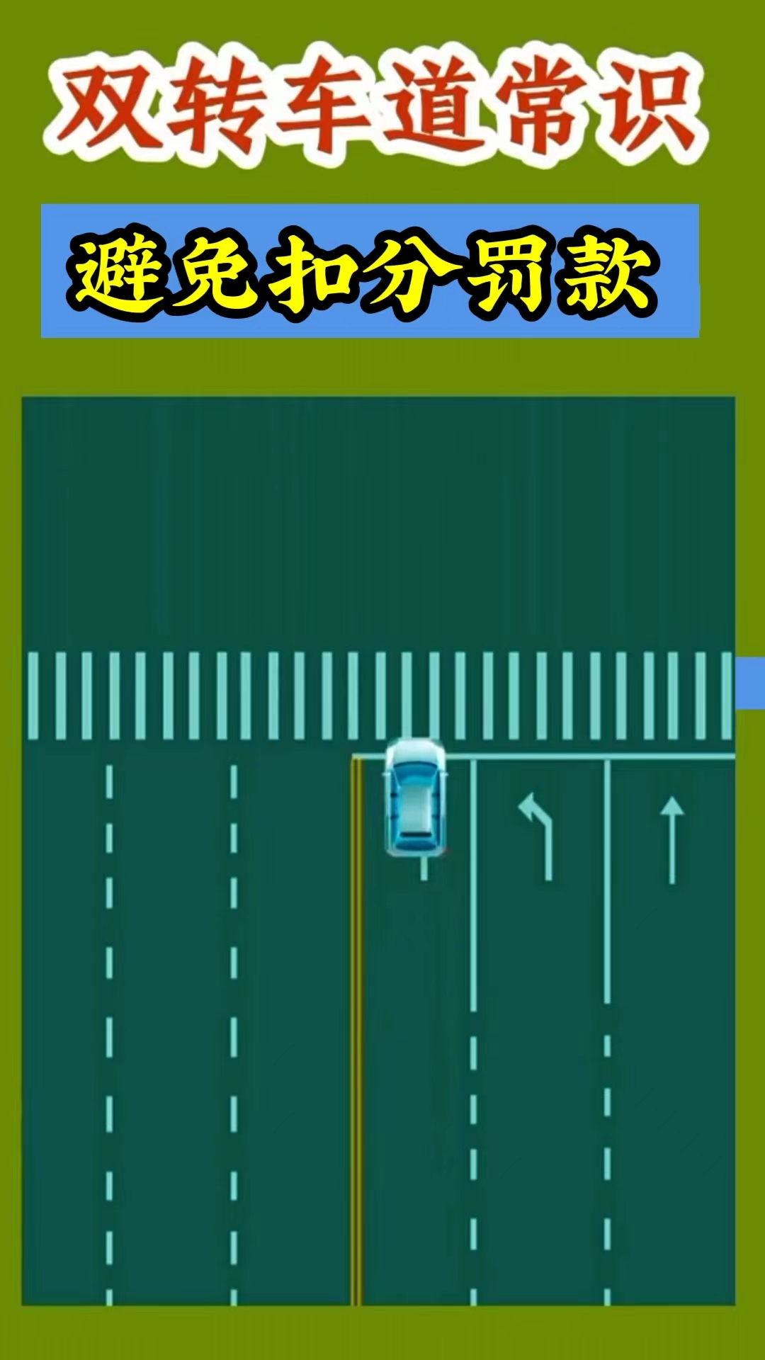 每天学点汽车小知识,双向车道,行驶技巧-度小视