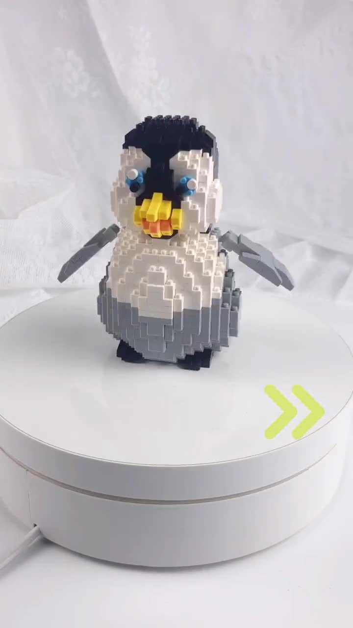 loz俐智小企鹅拼装微颗粒积木玩具