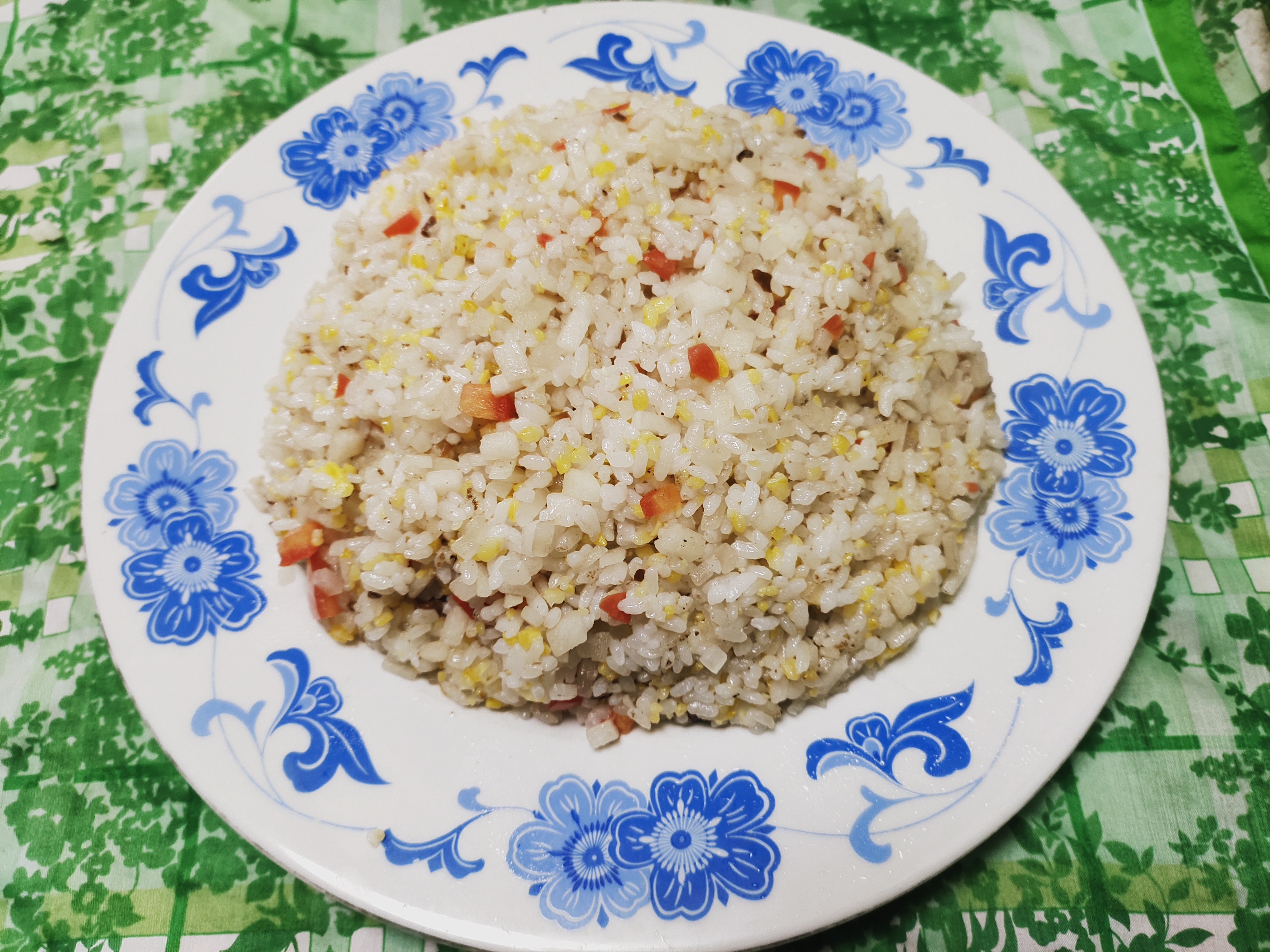 关德财老师教做素菜 粳米炒二白
