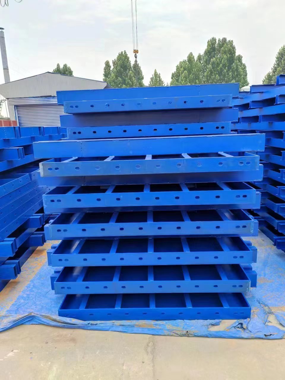 桥梁方墩钢模板 中泰钢模按需定制 坚固耐用-度小视