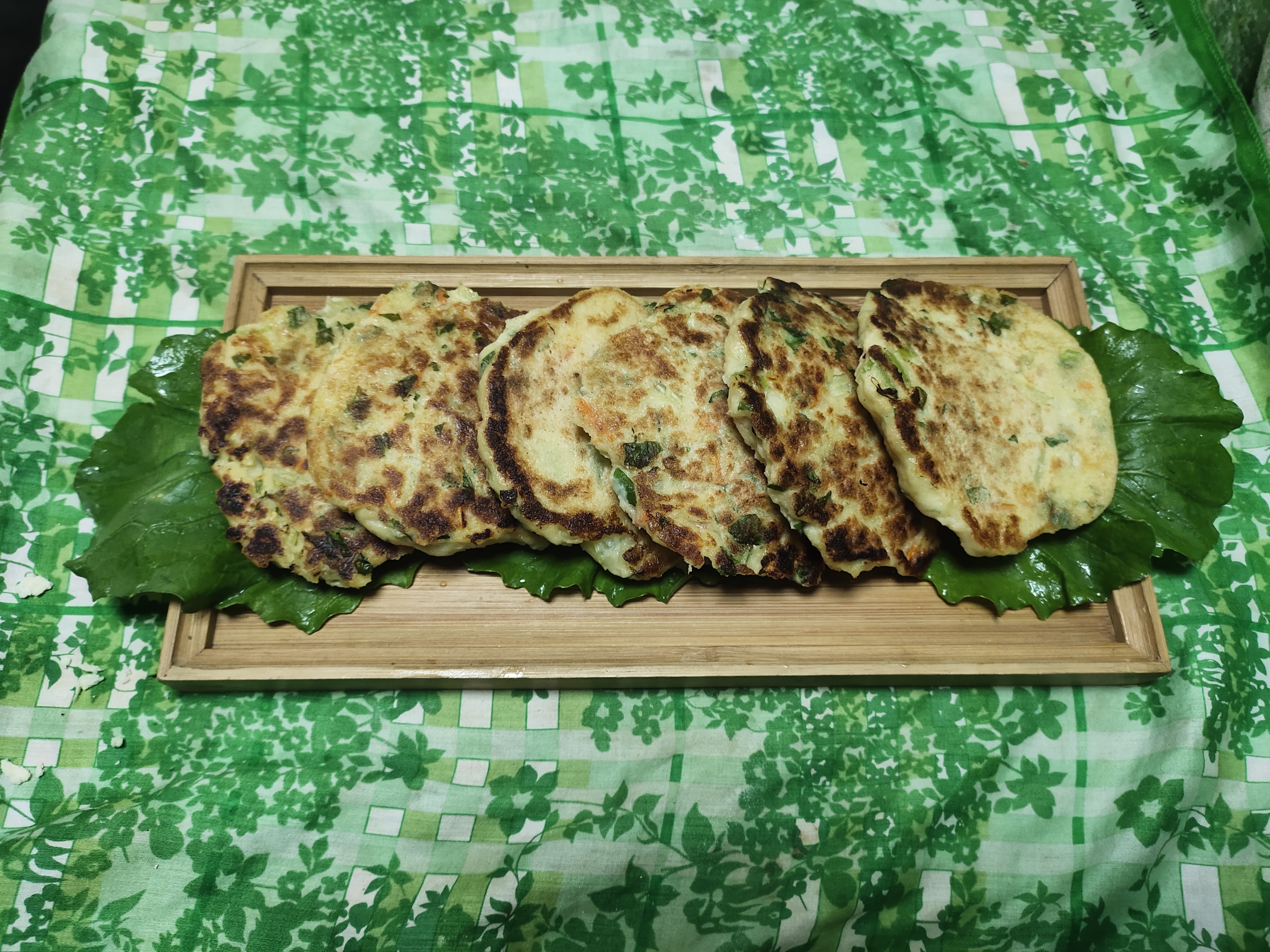 关德财老师教做素菜 豆渣蔬菜饼