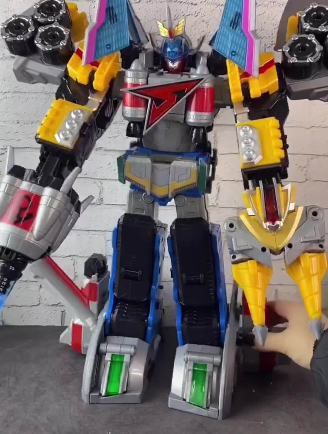 巨神战击队银河勇击王变形玩具-度小视