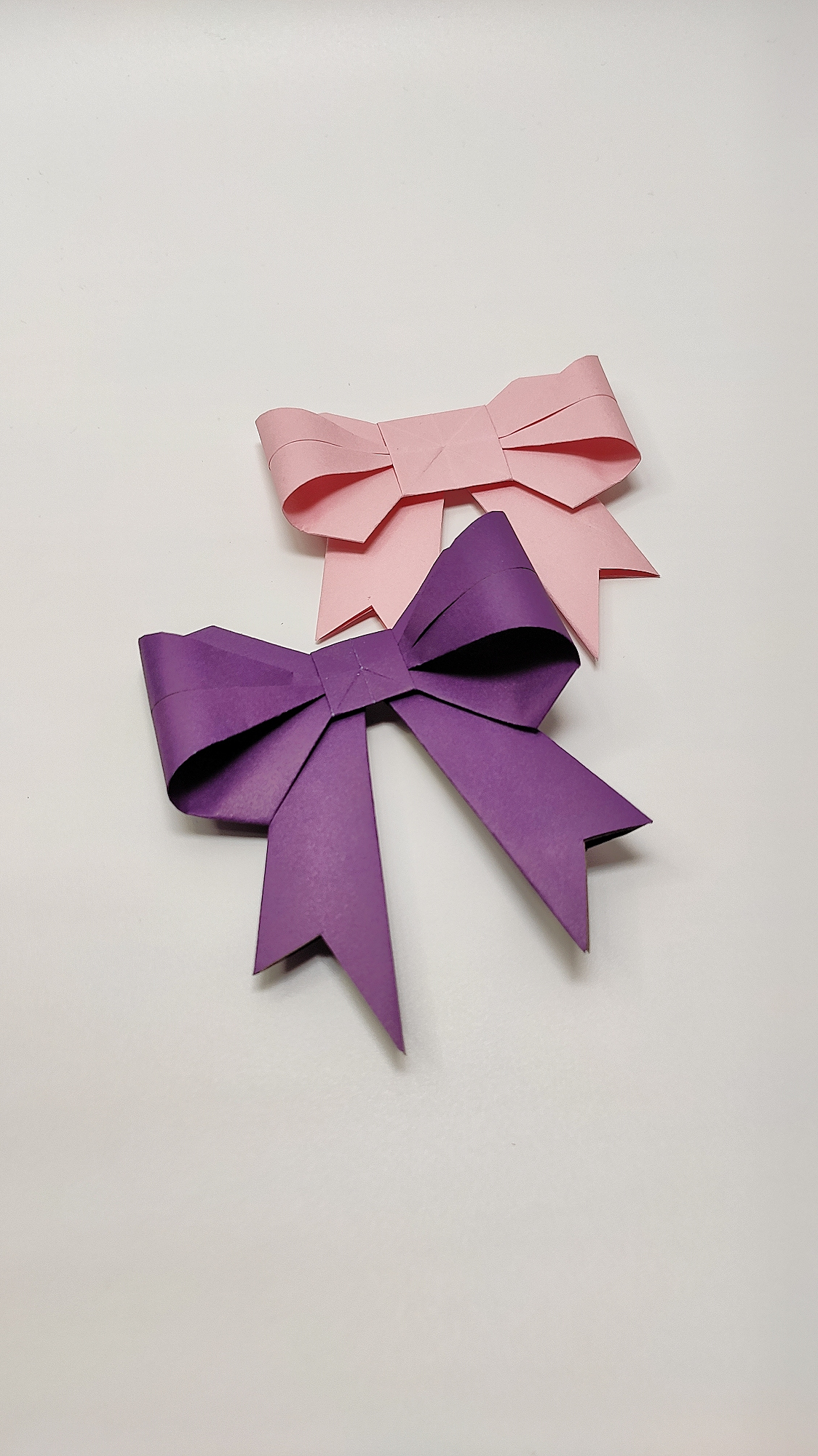 折纸教程《蝴蝶结》