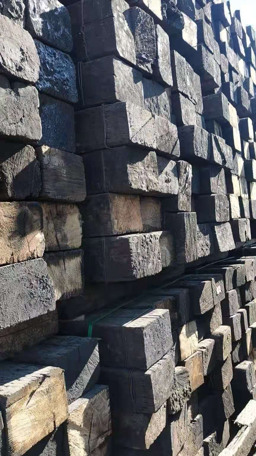 矿用枕木 轨道枕木 桥梁浸油枕木