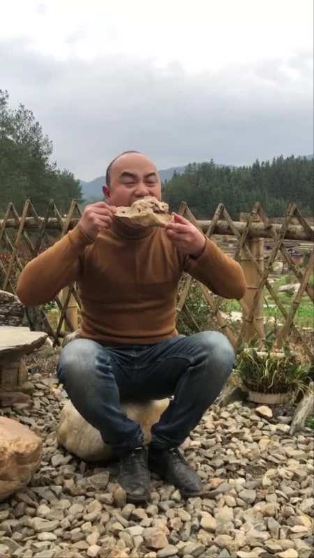 大块吃肉,猪头肉吃起来就是爽-度小视