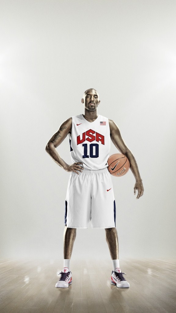 科比最后一次奥运会定妆照